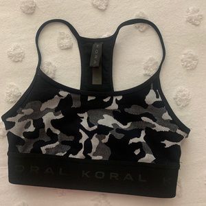 Koral Sweeper Versatility Camouflage Sports Bra